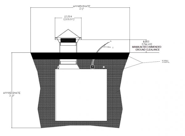 Loa siêu trầm cho sân vườn, bể bơi James Loud Speaker, Model: ST21-4