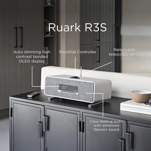 Loa Compact Ruark, tích hợp CD-ROM, Model: R3S