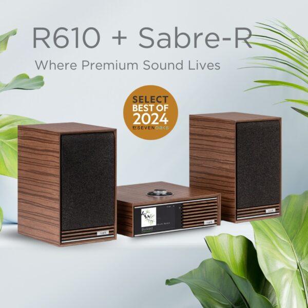 Amply kèm chức năng Stream nhạc Ruark, model:  R610