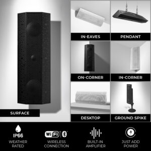 Loa cột gắn tường không dây Wifi IO1, nhãn hiệu Lithe Audio